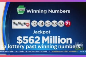 pa lottery past winning numbers